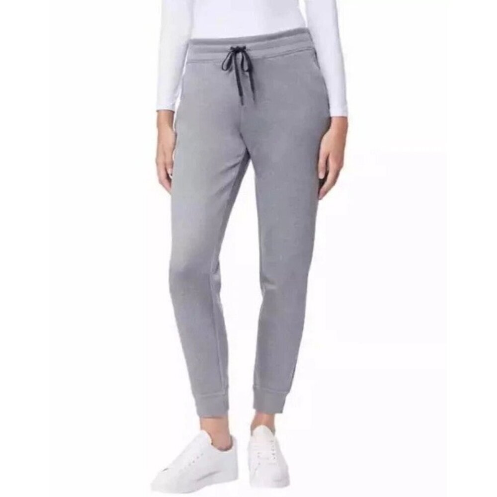 32 Degrees Women's M Gray Fleece Tech Scuba Jogger Pants  M0404